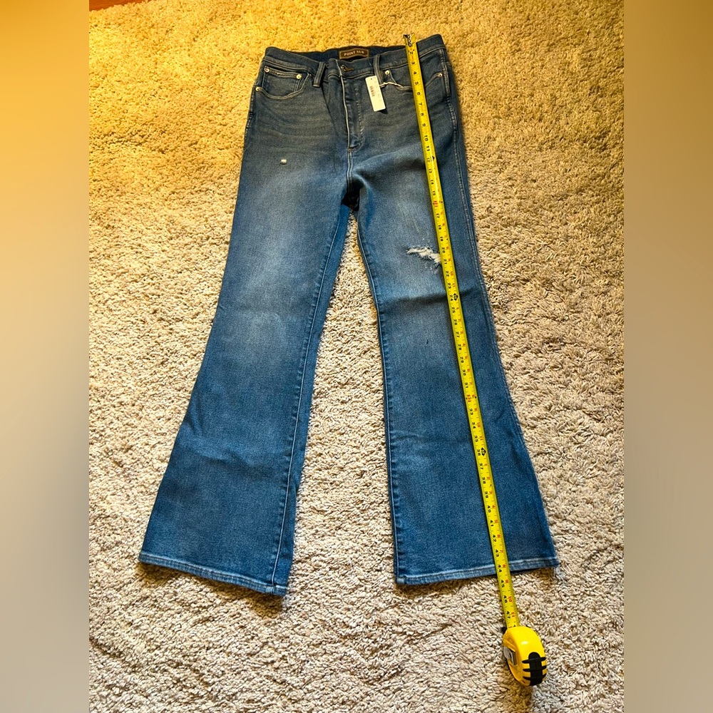 BOGO! Point Sur J. Crew Women's Blue Flare Jeans NWT Sz 32